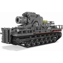 Mould King 20028 Karl Mortar Tank Military World War Technic With Remote Building Blocks Kids Toy