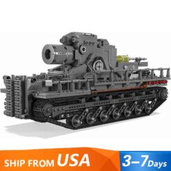 Mould King 20028 Karl Mortar Tank Military World War Technic With Remote Building Blocks Kids Toy