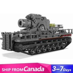Mould King 20028 Karl Mortar Tank Military World War Technic With Remote Building Blocks Kids Toy