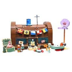 AREA-X AB0027 SpongeBob SquarePants the Krusty Krab Restaurant Ideas Creator Building Blocks Kids Toy