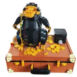 Jiestar 21800 Fantastic Beasts And Where To Find Them Niffler Gold Coin Animals Case Building Blocks Bricks Kids Toy