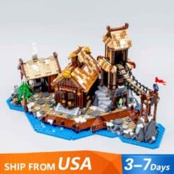 Viking Village 21343 Ideas Creator Expert Series 10096 Building Blocks
