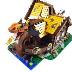 MORK 033051 The Viking House Cottage Medieval Architecture Modular 3129Pcs Building Blocks Kids Toy MORK 033051 The Viking House Cottage Medieval Architecture Modular Building Blocks Kids Toy