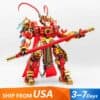 Monkie Kid 80012 Monkey King Warrior Mech Ninjago Super Robot 70001 Building Blocks Kids Toy