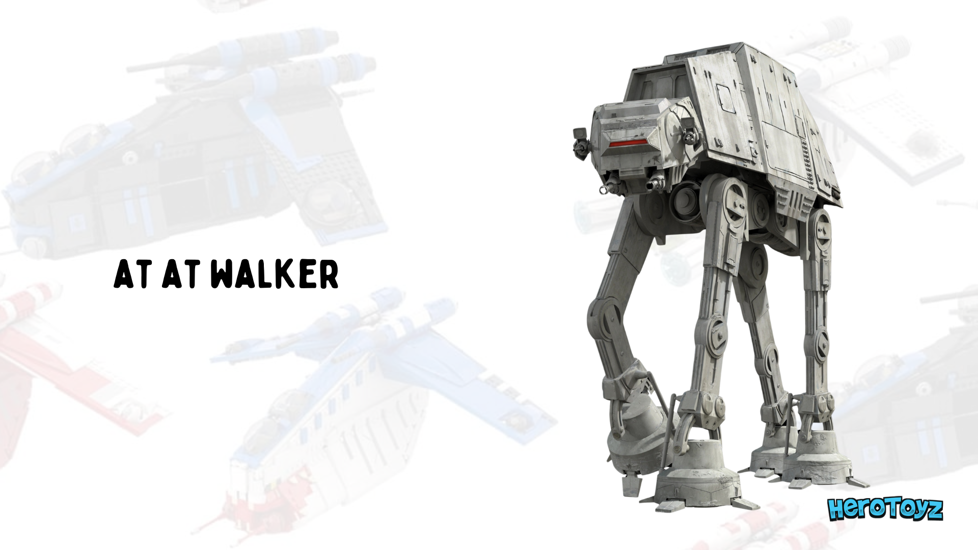 Let Your Kids Play With The Building Block Marvel, Iconic AT AT Walker. AT AT Walker