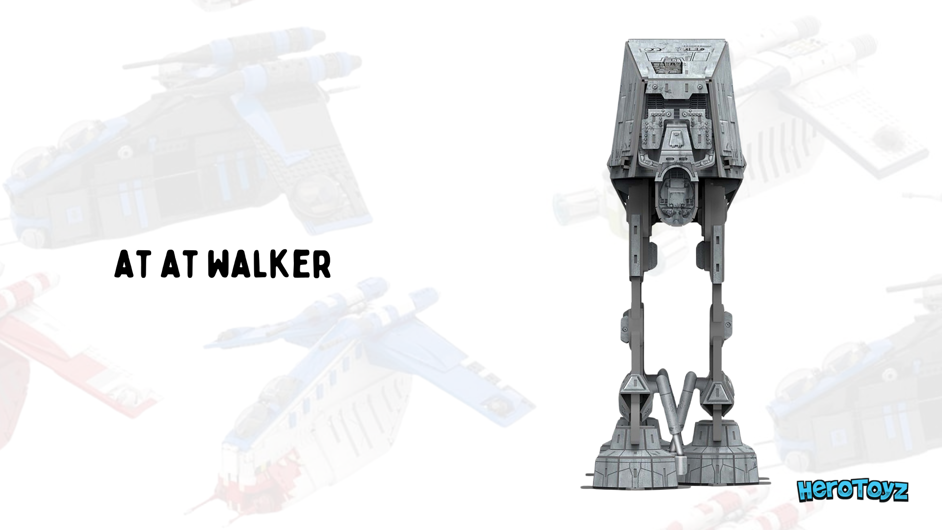 Let Your Kids Play With The Building Block Marvel, Iconic AT AT Walker. AT AT Walker