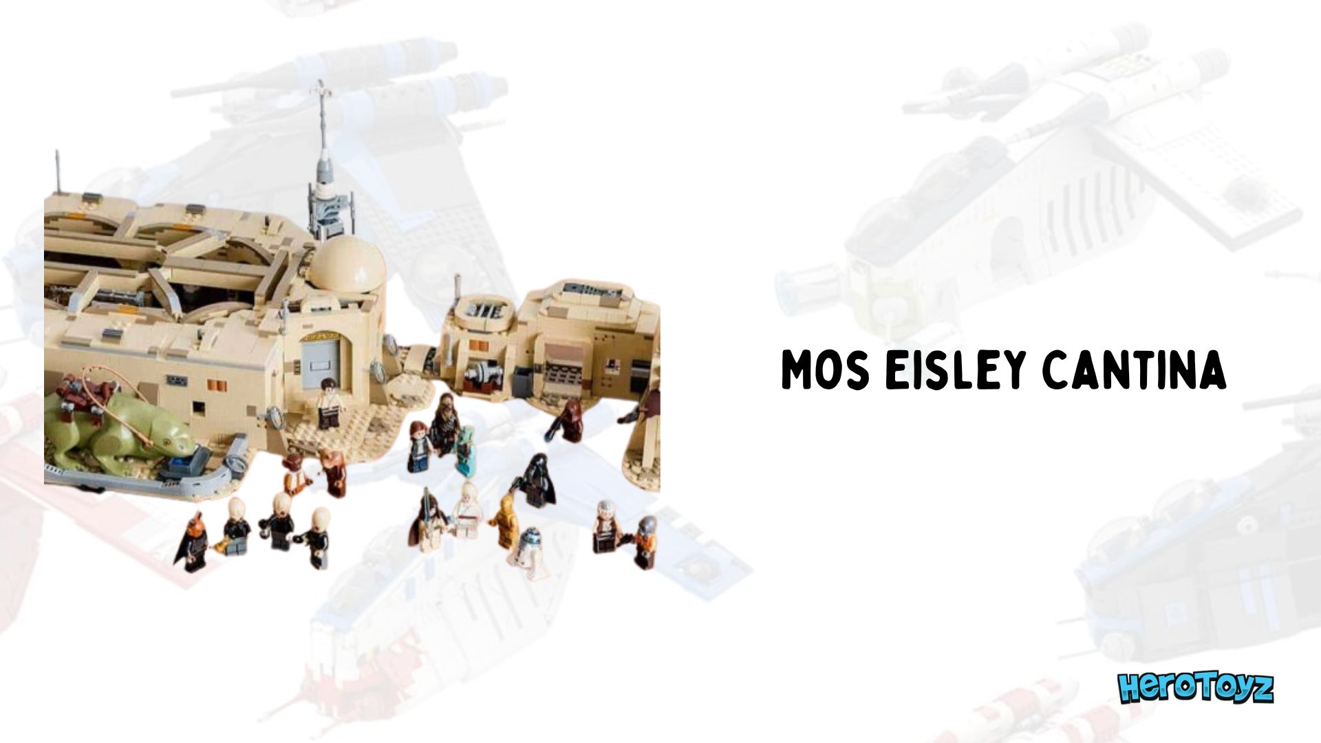 Experience The Magic Of Mos Eisley Cantina Building Block Set. Mos Eisley Cantina