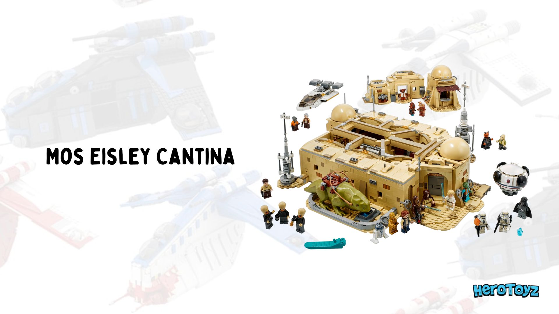 Experience The Magic Of Mos Eisley Cantina Building Block Set. Mos Eisley Cantina