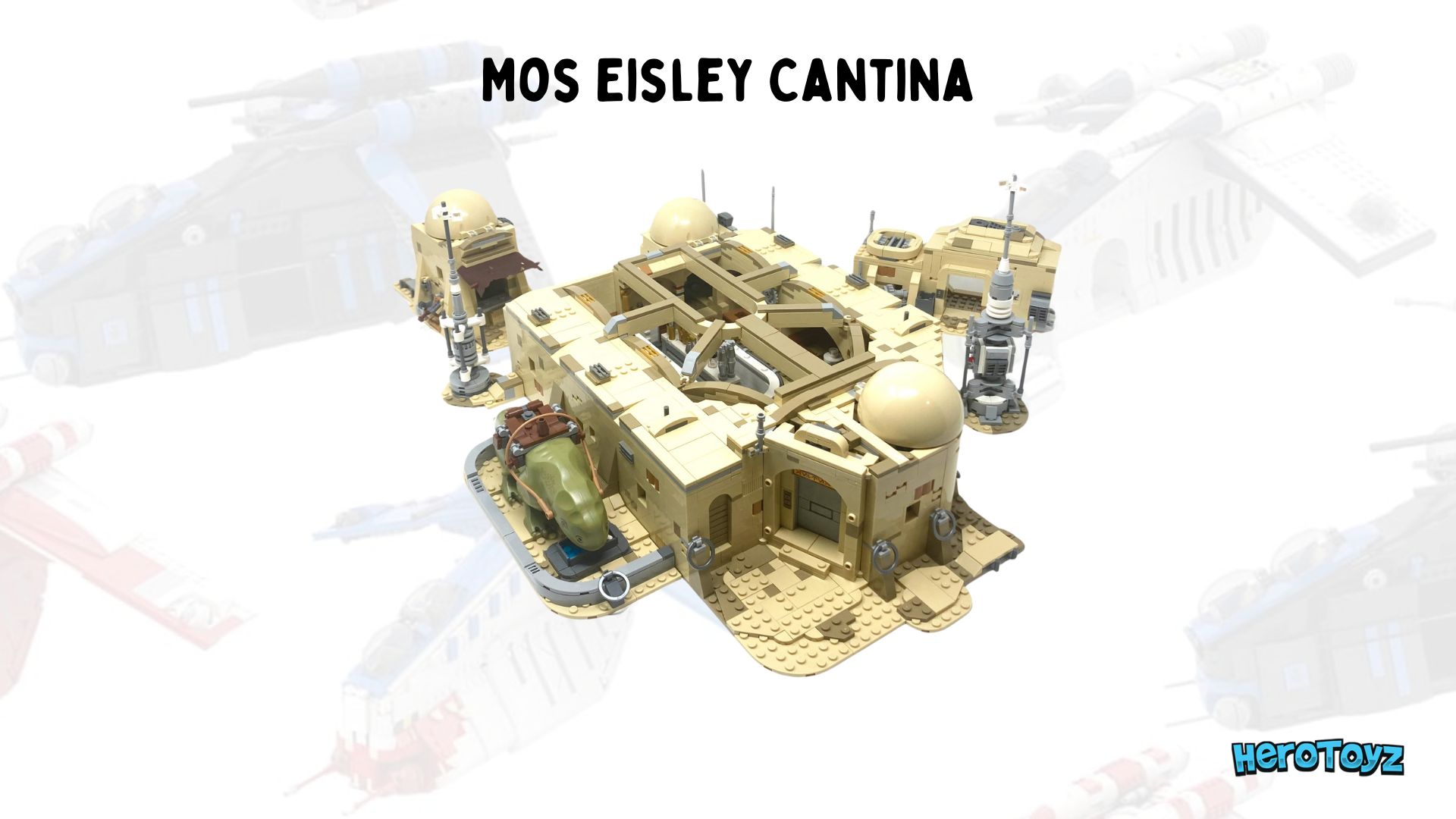 Experience The Magic Of Mos Eisley Cantina Building Block Set. Mos Eisley Cantina