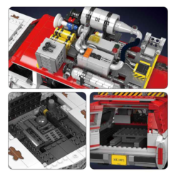 Mould King 10071 Ghostbuster Ghost Hunter Car ECTO-1 2468Pcs Building Blocks Kids Toy Mould King 10071 Ghost Hunter Bus Car