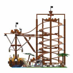 Mould King 11013 Large Double Helix Technical Loop Roller Coaster with Motors 2174Pcs Building Blocks Kids Toy Mould King 11013 Large Double Helix Technical Loop Roller Coaster with Motors