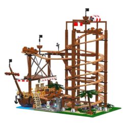 Mould King 11013 Large Double Helix Technical Loop Roller Coaster with Motors 2174Pcs Building Blocks Kids Toy Mould King 11013 Large Double Helix Technical Loop Roller Coaster with Motors