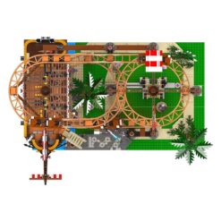 Mould King 11013 Large Double Helix Technical Loop Roller Coaster with Motors 2174Pcs Building Blocks Kids Toy Mould King 11013 Large Double Helix Technical Loop Roller Coaster with Motors