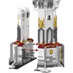 Mould King 16055 Medieval Lighthouse European Architecture 2199Pcs Building Blocks Bricks Kids Toy Mould King 16055 Medieval Lighthouse World Center