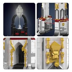 Mould King 16055 Medieval Lighthouse European Architecture 2199Pcs Building Blocks Bricks Kids Toy Mould King 16055 Medieval Lighthouse World Center