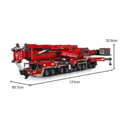 Mould King 17008 Red Liebherr LTM 11200 Remote Controlled Crane With Motor Technic 8506Pcs Building Blocks Bricks Kids Toy Mould King 17008 Red Liebherr LTM 11200 Remote Controlled Crane With Motor