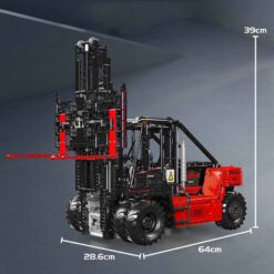 Mould King 17045 Forklift Remote Controlled Heavy Duty Stacker With Motor 4579Pcs Building Blocks Kids Toy Mould King 17045 Remote Controlled Electric Red Heavy Duty Stacker Forklift With Motor