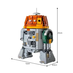 Star Wars MOC-180291 C1-10P Chopper Robot 75379 Droid Mandalorian 980Pcs Building Blocks Bricks Kids Toy Star Wars MOC-180291 C1-10P Chopper Robot 75379 Mandalorian 980Pcs Building Blocks Bricks Kids Toy 4