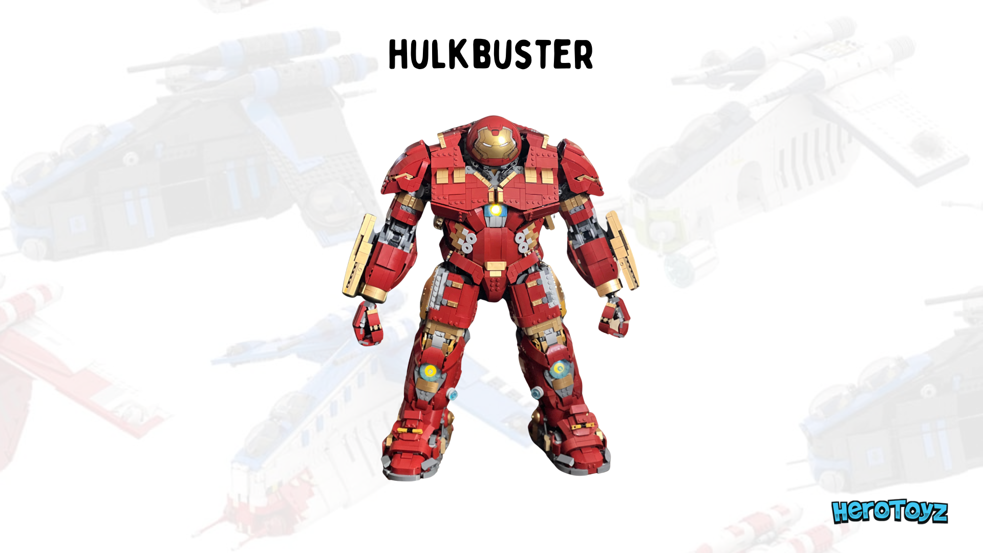 Ready For The Next Building Challenge? Power Up The Fun With The Hulkbuster Marvel Toy Set! Hulkbuster