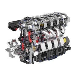 Mould King 10087 MOC Motorized L4 Gasoline Four Cylinder Series Engine Model