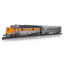 Mould King 12018 EMD F7 Diesel Train Internal Combustion Locomotive Train With Tracks 1541Pcs Building Blocks Kids Toy Mould King 12018 EMD F7 Diesel Internal Combustion Locomotive Train With Tracks