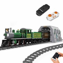 Mould King 12024 Steam Locomotive Express Railway Train with The Dashan Tunnel 1212Pcs Building Blocks Kids Toy Mould King 12024 Steam Locomotive Express Railway Train with The Dashan Tunnel