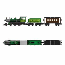 Mould King 12024 Steam Locomotive Express Railway Train with The Dashan Tunnel 1212Pcs Building Blocks Kids Toy Mould King 12024 Steam Locomotive Express Railway Train with The Dashan Tunnel