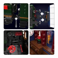Mould King 12025 Orient Express SNCF 231 Steam Locomotives Christmas Train 3898Pcs Building Blocks Kids Toy Mould King 12025 Orient Express SNCF 231 Steam Locomotives Lighting Train