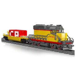 Mould King 12027 EMD SD40-2 Diesel Locomotive Rail Train with Motor