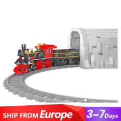 Mould King 12030 The General Steam Locomotive Train With Motors and Tracks