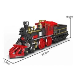 Mould King 12030 The General Steam Locomotive Train With Motors and Tracks 977Pcs Building Blocks Kids Toy Mould King 12030 The General Steam Locomotive Train With Motors and Tracks