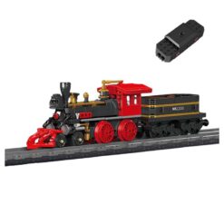 Mould King 12030 The General Steam Locomotive Train With Motors and Tracks 977Pcs Building Blocks Kids Toy Mould King 12030 The General Steam Locomotive Train With Motors and Tracks