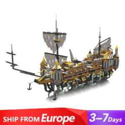 Mould King 13188 Pirates Ship Silent Mary Piratenschiff Large Ghost Sailboat Ship