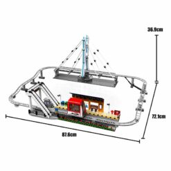 Mould King 16052 Motorised Monorail Urban Railcar 1488Pcs Building Blocks Kids Toy Mould King 16052 Motorised Monorail Urban Railcar
