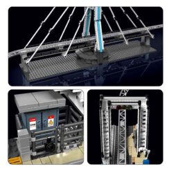 Mould King 16052 Motorised Monorail Urban Railcar 1488Pcs Building Blocks Kids Toy Mould King 16052 Motorised Monorail Urban Railcar
