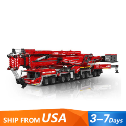 Mould King 17008 Red Liebherr LTM 11200 Remote Controlled Crane With Motor