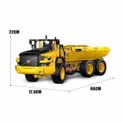 Mould King 17010 Articulated Dumping Loader Transporter Construction Truck Technic 1888Pcs Building Blocks Kids Toy Mould King 17010 Articulated Dumping Loader Transporter Truck