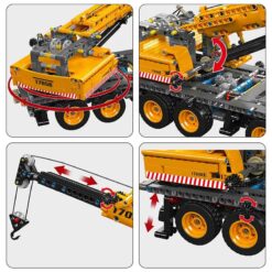Mould King 17058 Heavy Mechanical All Terrain Crane Technic Construction 997Pcs Building Blocks Kids Toy Mould King 17058 MOC Heavy Mechanical Crane Clamping