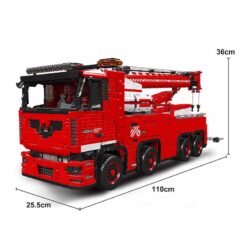 Mould King 19008 Tractor MKII Wrecker Mounting Pneumatic Crane Tow Truck Motorized 10966Pcs Building Blocks Bricks Kids Toy Gift Mould King 19008 Motorized Tractor MKII Wrecker Mounting Pneumatic Crane Assembly Tow Truck