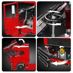 Mould King 19015 FH16 Pneumatic Tractor Truck Construction Technic 4608Pcs Building Blocks Bricks Kids Toy Mould King 19015 FH16 Remote Controlled Pneumatic Tractor Truck
