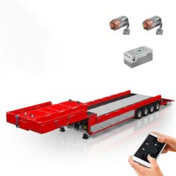 Mould King 19015T FH16 Trailer Pneumatic Trailer Truck Technic Remote Controlled 3399Pcs Building Blocks Bricks Kids Toy Mould King 19015T FH16 Remote Controlled Pneumatic Trailer Truck