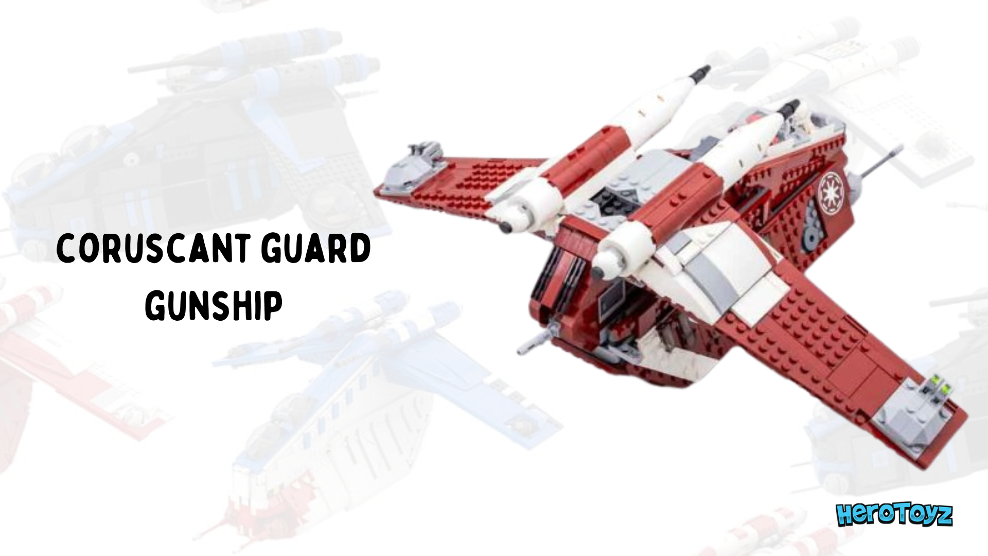 It Is Your Young Builders Turn To Bring The Coruscant Guard Gunship From Clone Wars To Life coruscant guard gunship