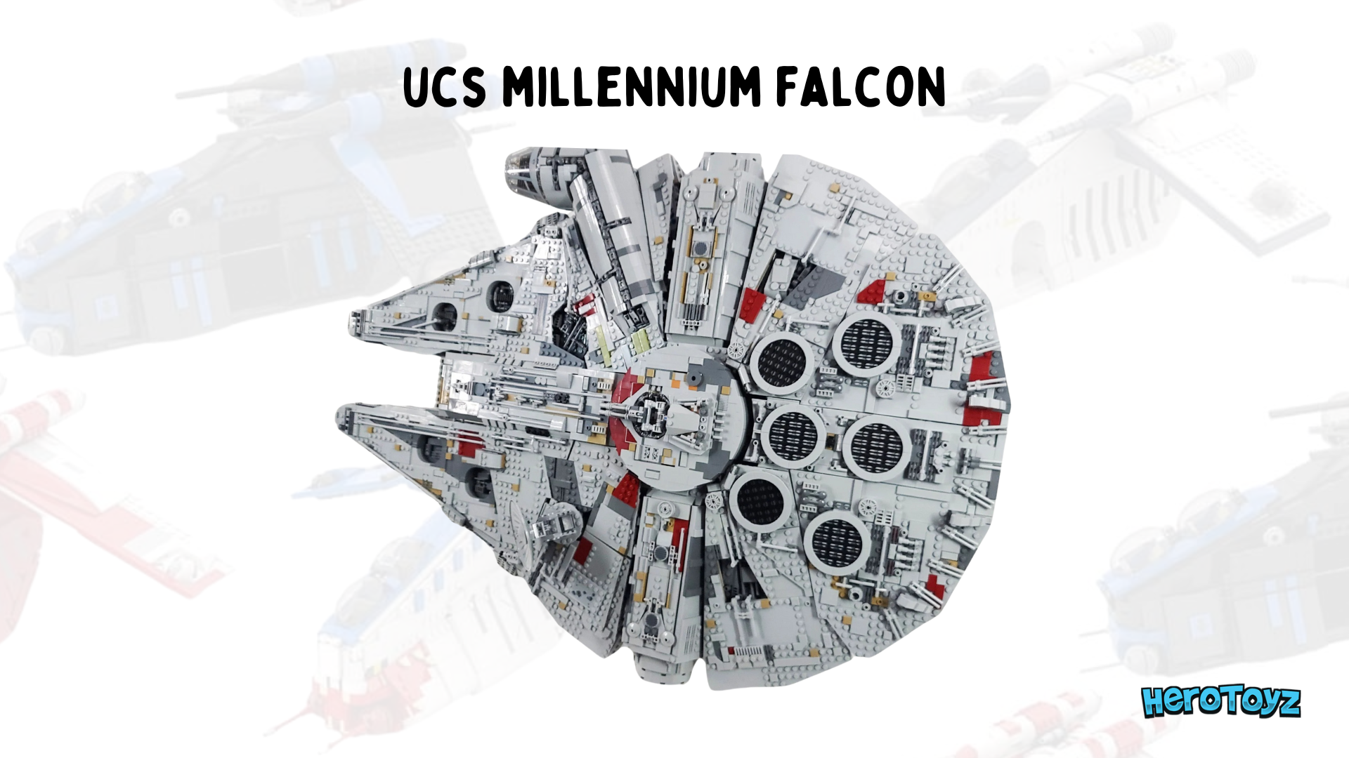 Enjoy A Unique Building Experience With The UCS Millennium Falcon Block Set! ucs millennium falcon
