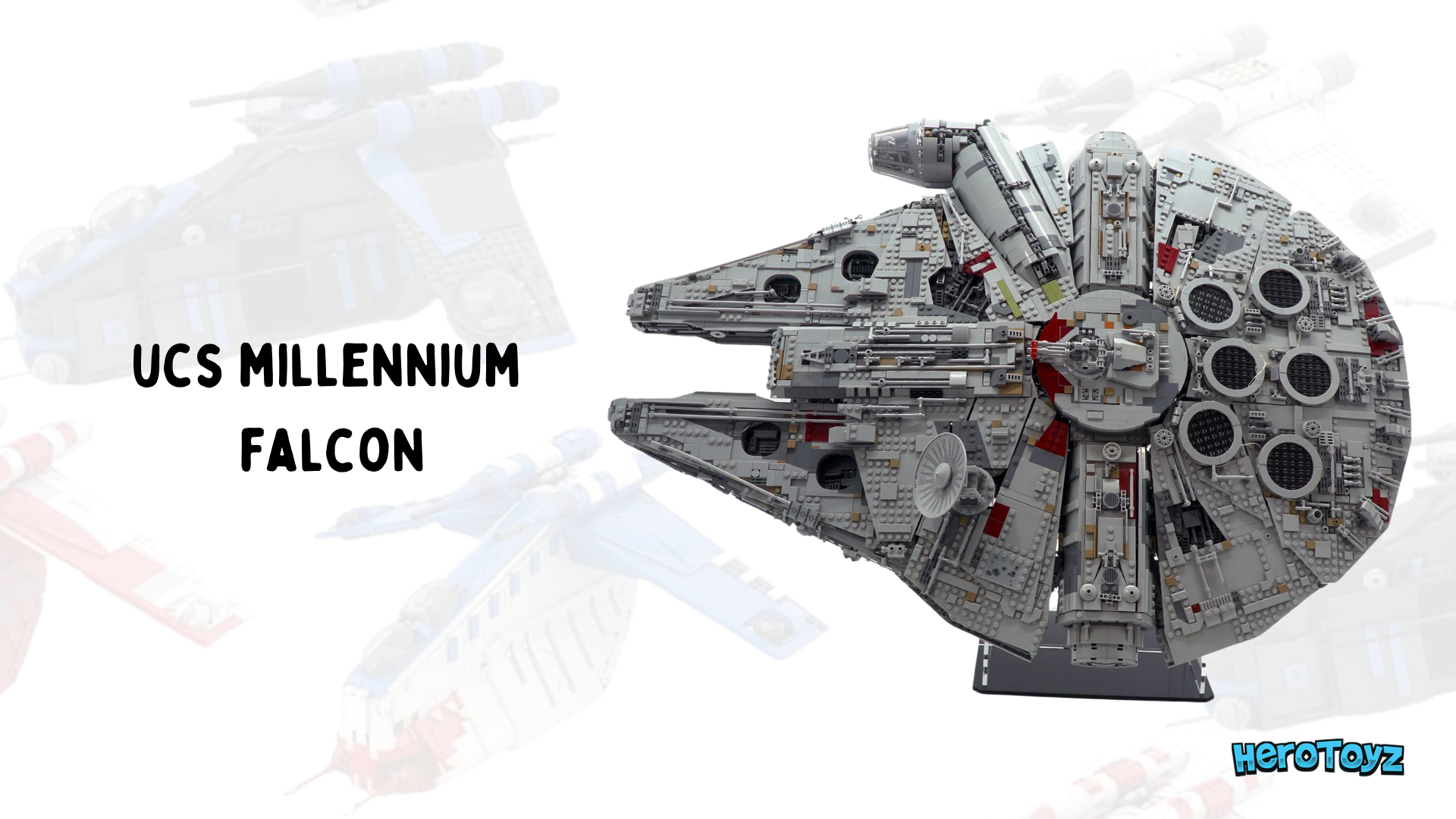 Enjoy A Unique Building Experience With The UCS Millennium Falcon Block Set! ucs millennium falcon