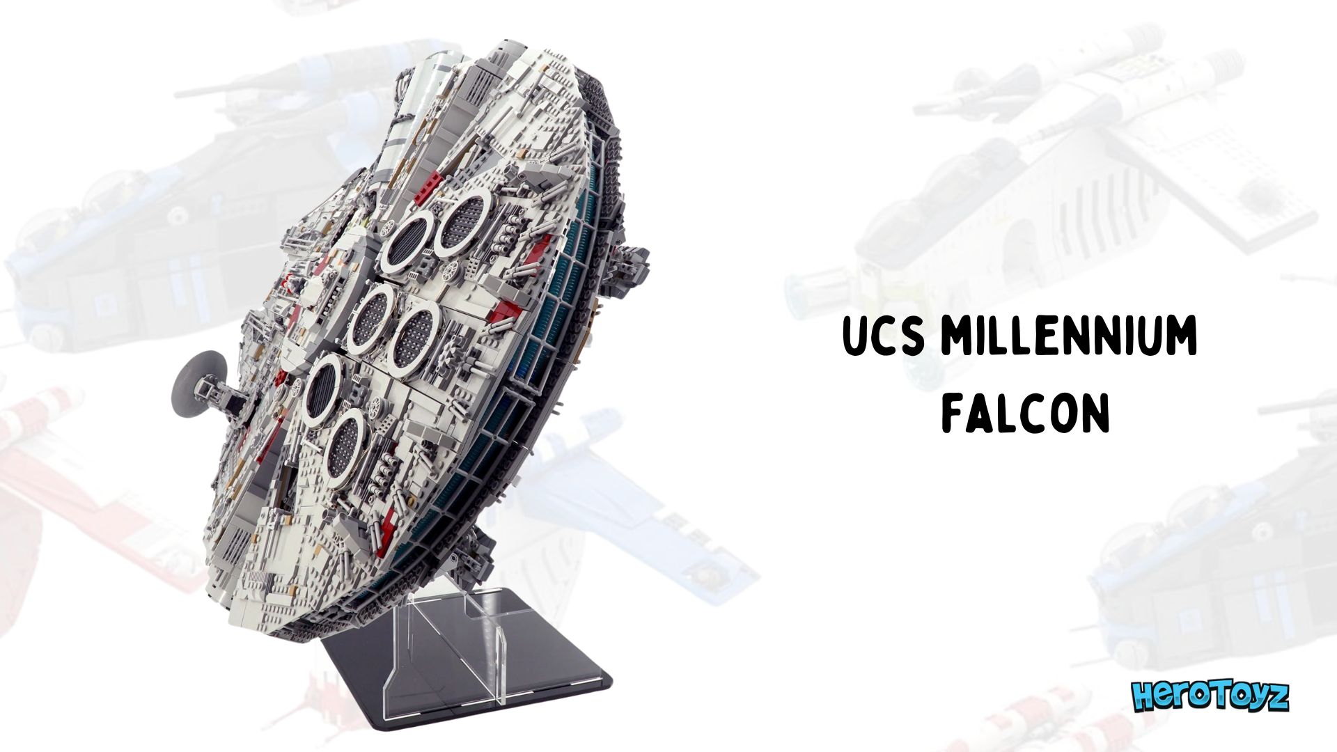 Enjoy A Unique Building Experience With The UCS Millennium Falcon Block Set! ucs millennium falcon