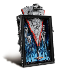 ReoBrix 99007 Star Wars Destroyer Revenge Spacecraft Battle 3D Photo Frame Mural 5964Pcs Building Blocks Bricks Kids Toy ReoBrix 99007 Star Revenge Spacecraft Battle 3D Mural