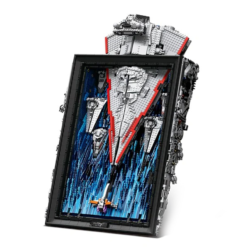 ReoBrix 99007 Star Wars Destroyer Revenge Spacecraft Battle 3D Photo Frame Mural 5964Pcs Building Blocks Bricks Kids Toy ReoBrix 99007 Star Revenge Spacecraft Battle 3D Mural