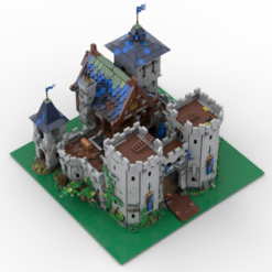 Black Falcon’s Fortress MOC 132661 Castle Medieval Architecture 6710Pcs Building Blocks Kids Toy Black Falcon’s Fortress MOC 132661 Classic Castle