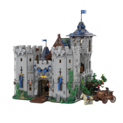 Black Falcon’s Fortress MOC 132661 Castle Medieval Architecture 6710Pcs Building Blocks Kids Toy Black Falcon’s Fortress MOC 132661 Classic Castle