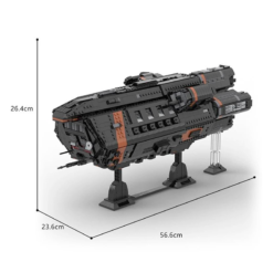 The Expanse MCRN Scirocco Battleship MOC 93274 Starship 3669Pcs Building Blocks Kids Toy MCRN Scirocco MOC 93274